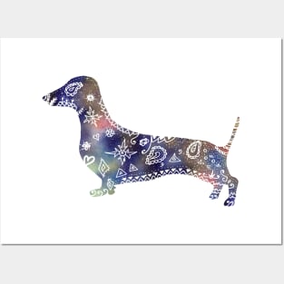 Mandala Dachshund Posters and Art